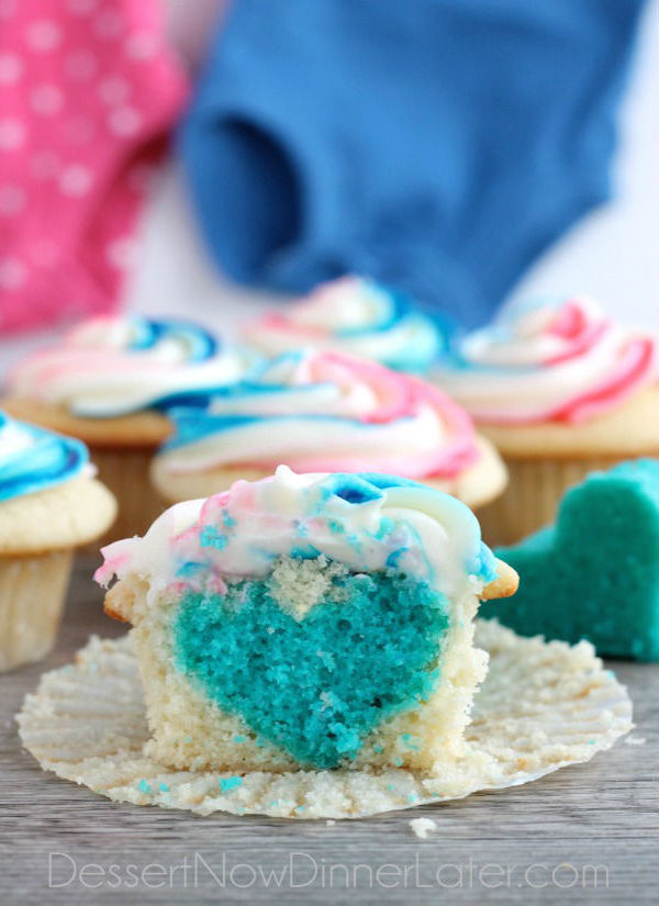 Gender-Reveal-Cupcakes