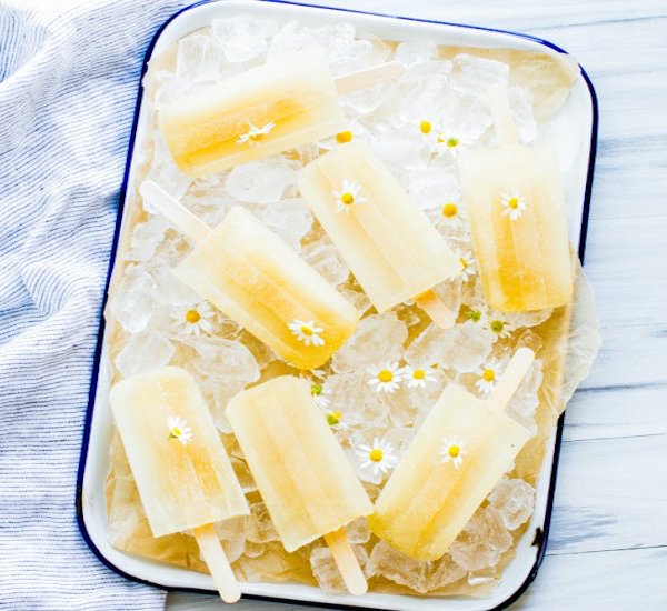 chamomile and honey popsicles