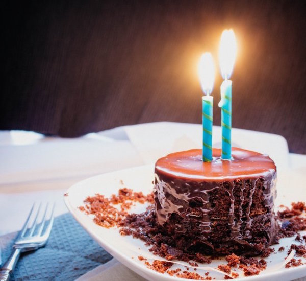 chocolate cake for two