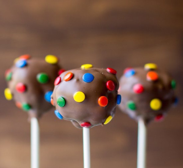 color bomb cake pops