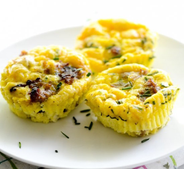 egg and sausage muffins