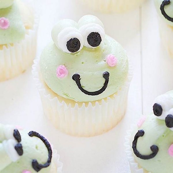 froggy cupcakes