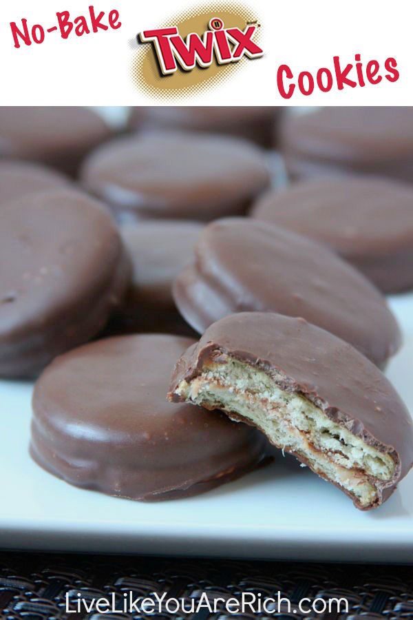 no bake twix cookies