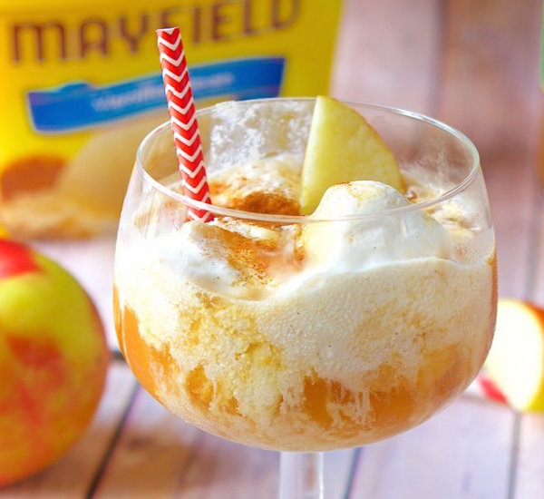 apple cider float