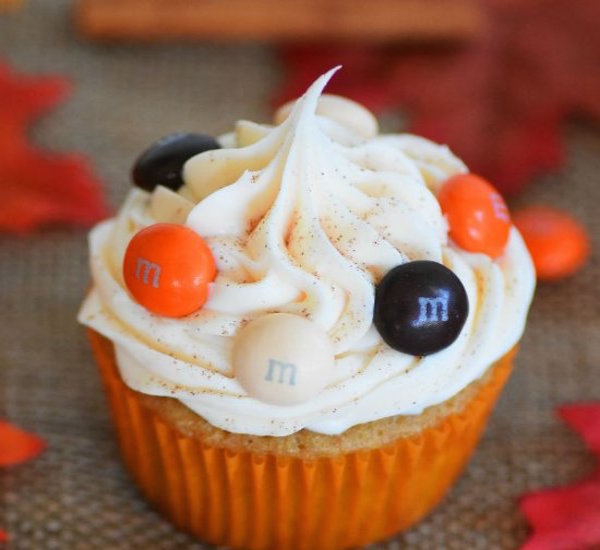 harvest surprise cupcake