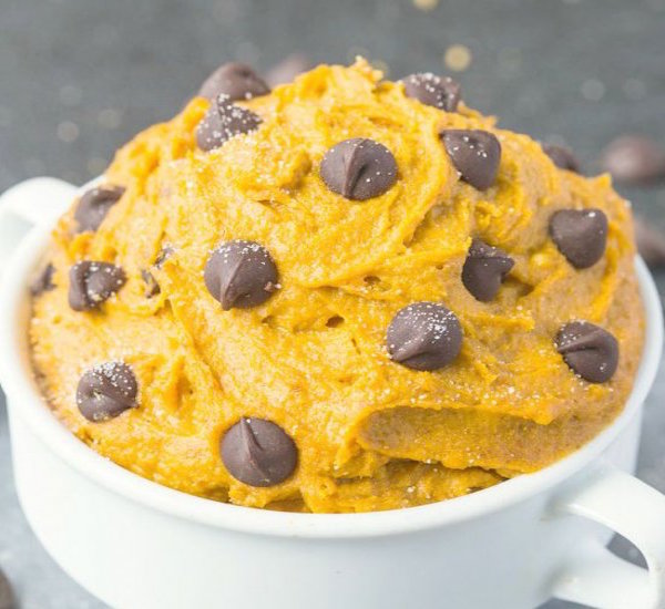 healthy pumpkin cookie dough