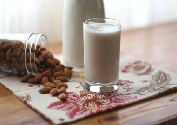 homemade almond milk