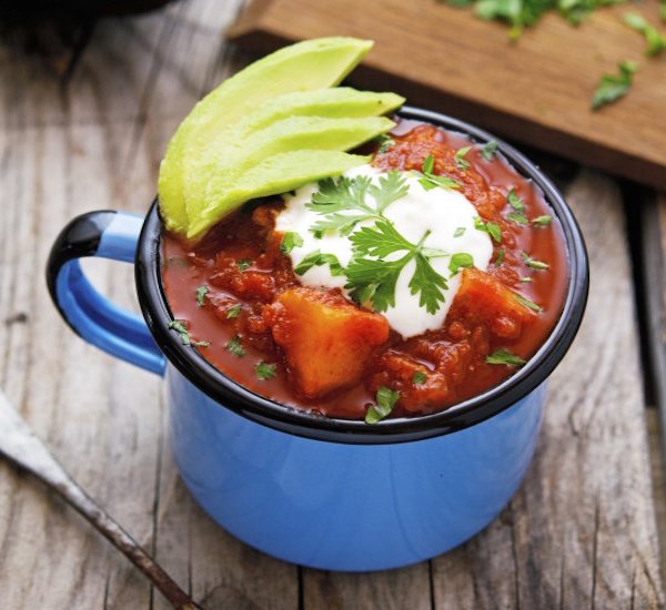 sweet potato and turkey chili