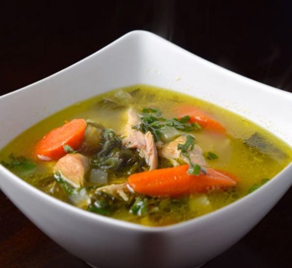 autumn turkey soup