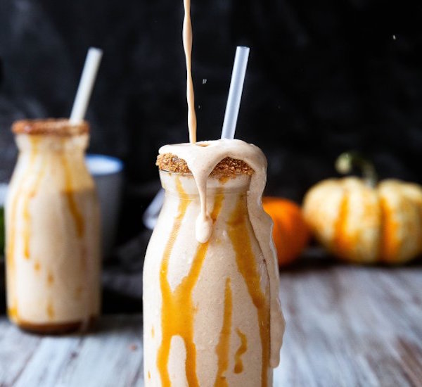 boozy pumpkin milkshake