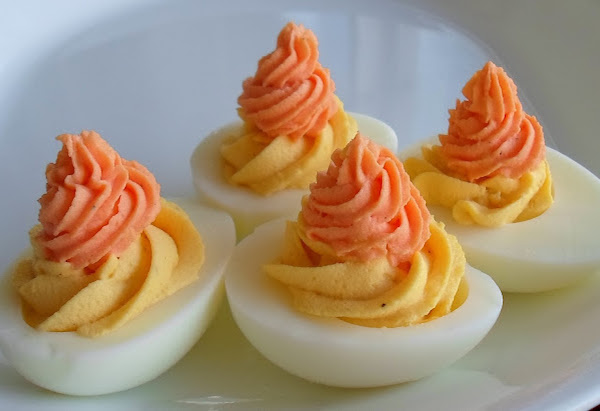 candy corn deviled eggs