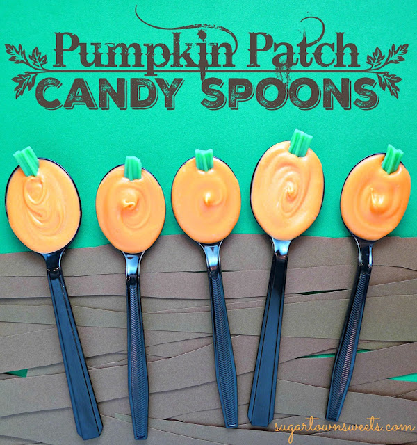 candy spoons pumpkin