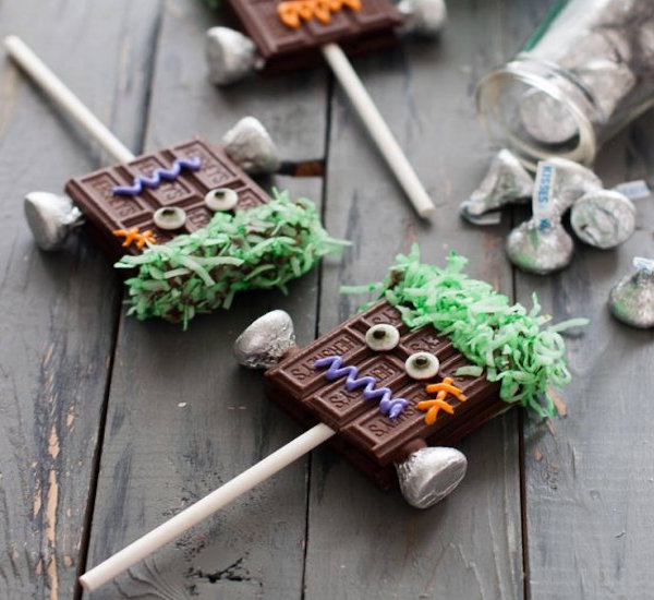 chocolate monster pops