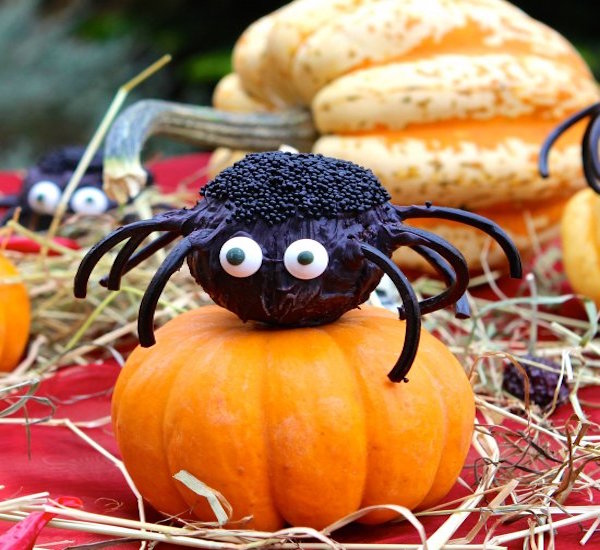 gluten-free spider cake pops