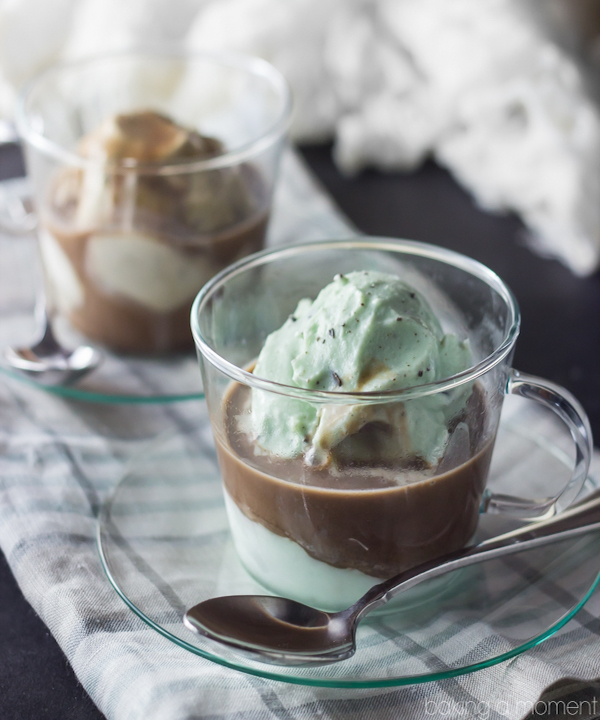 hot chocolate affogato