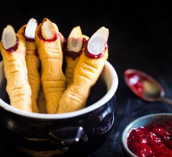 paleo witch finger cookies