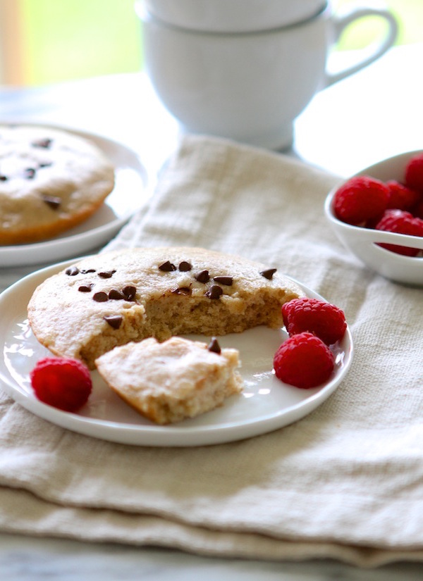 (eggless)banana chocolate chip muffin tops