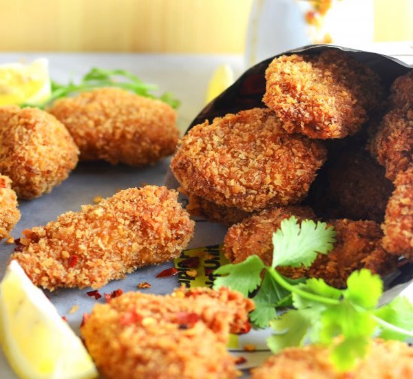 lemongrass & wasabi asian style chicken nuggets