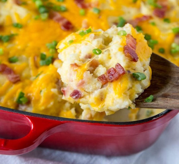 loaded twice baked potato casserole