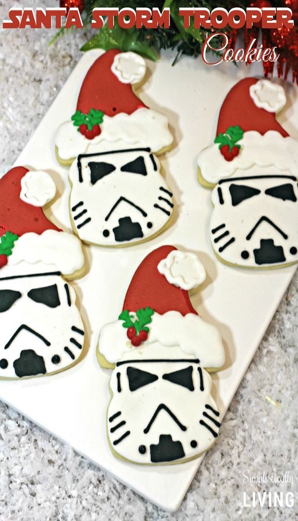 santa storm trooper cookies