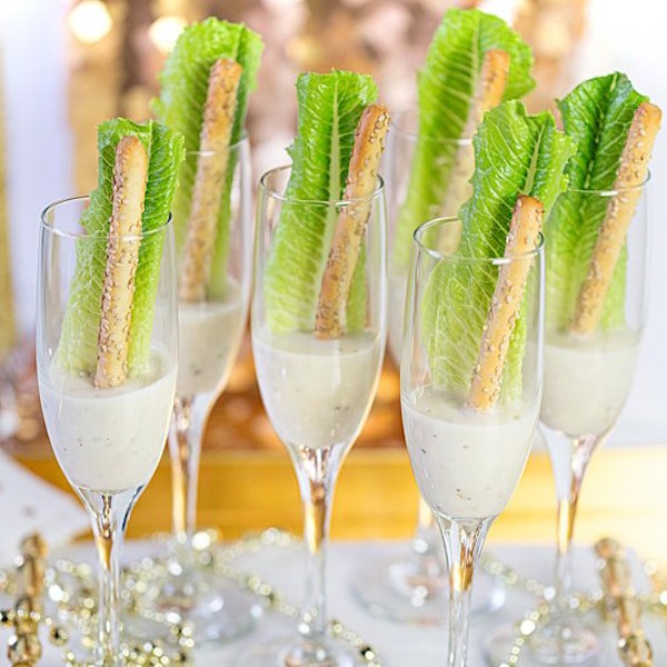 New Year's Eve Champagne salad