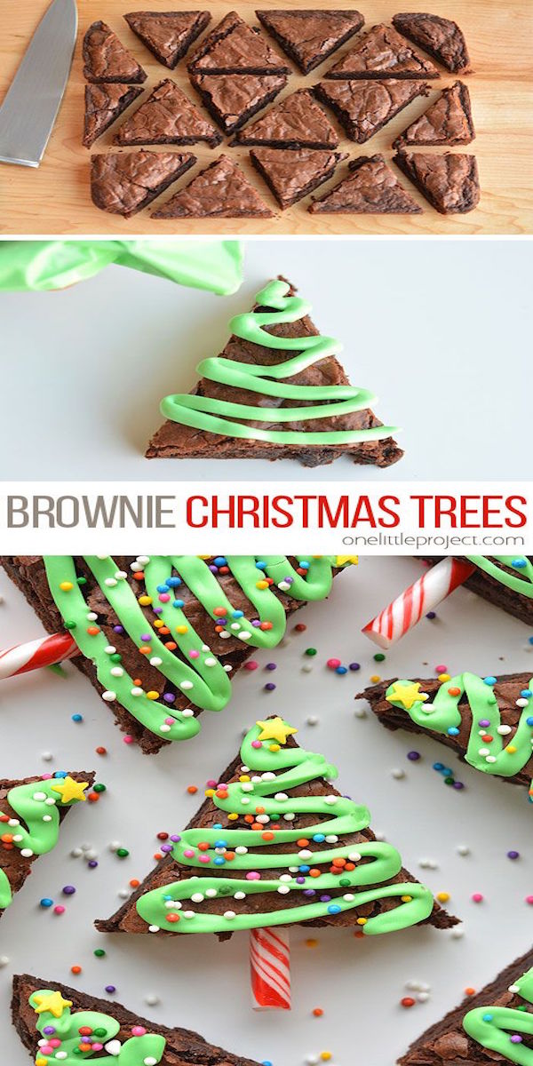 brownie christmas trees