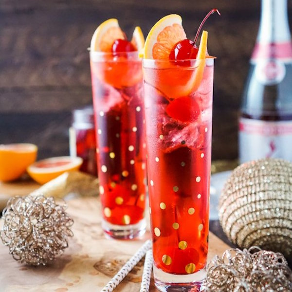 champagne shirley temple drink