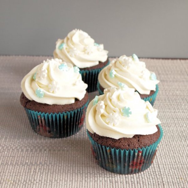 winter cupcakes