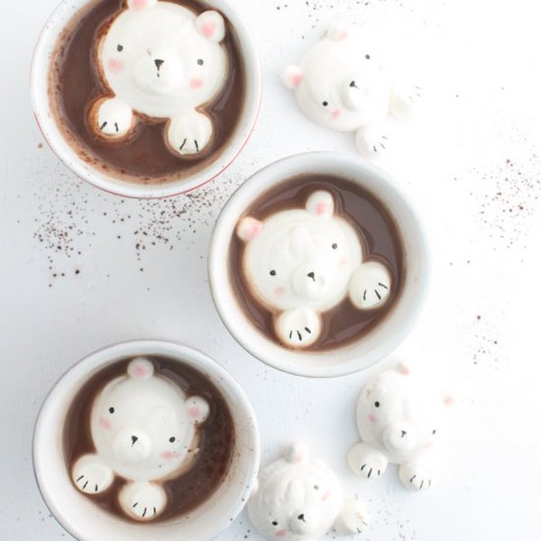 cute bear marshmallows