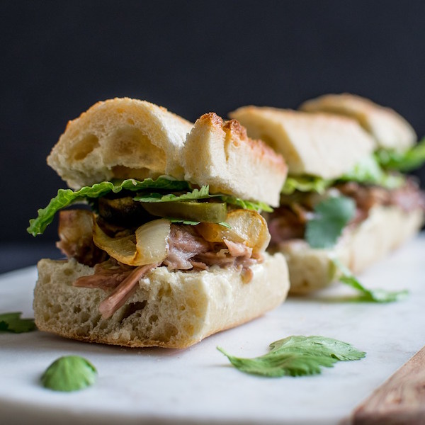 caribbean pork roast slider