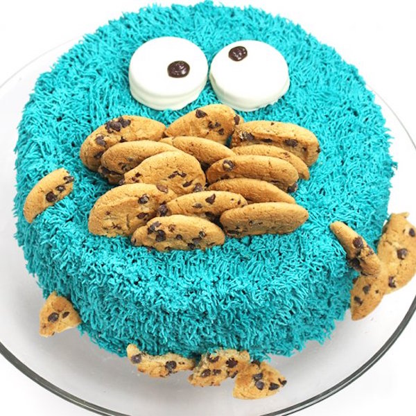 cookie monster cake