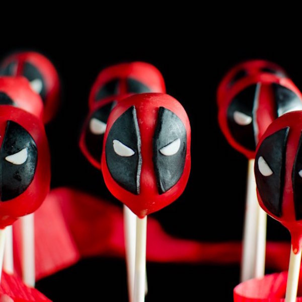 funfetti deadpool cake pops