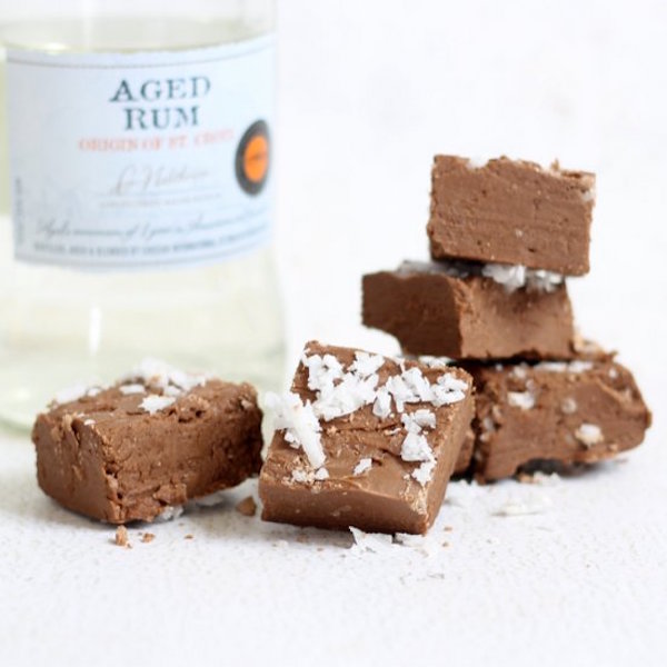 rum fudge shots