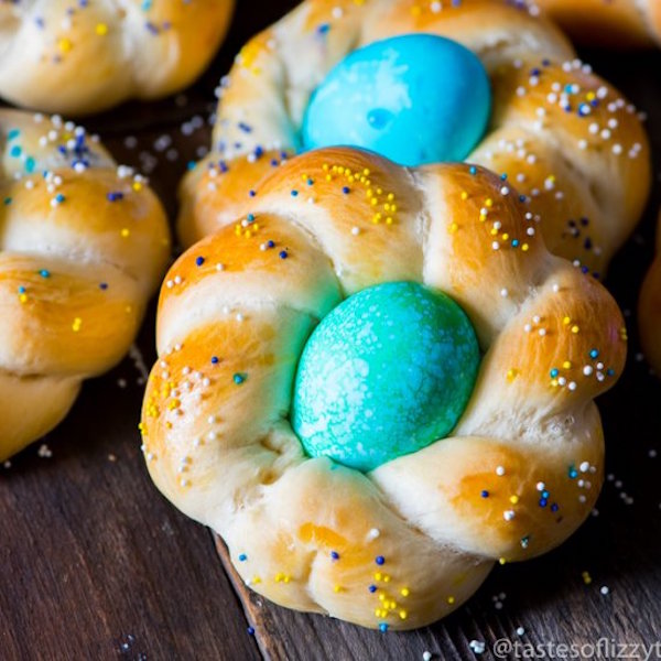 Italian Easter bread rolls