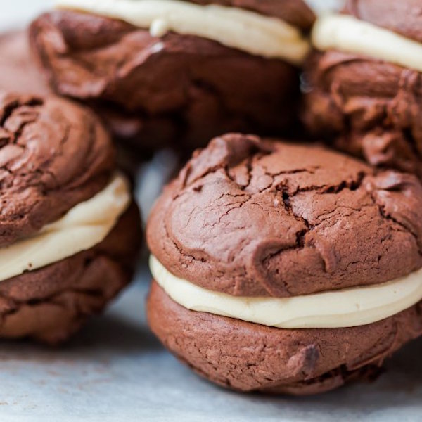 Thermomix Irish Cream Whoopie Pies