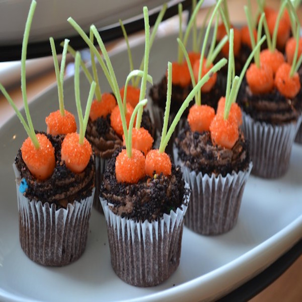 carrot patch cupcake