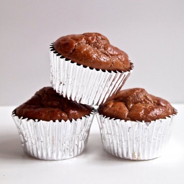 chocolate banana cupcakes