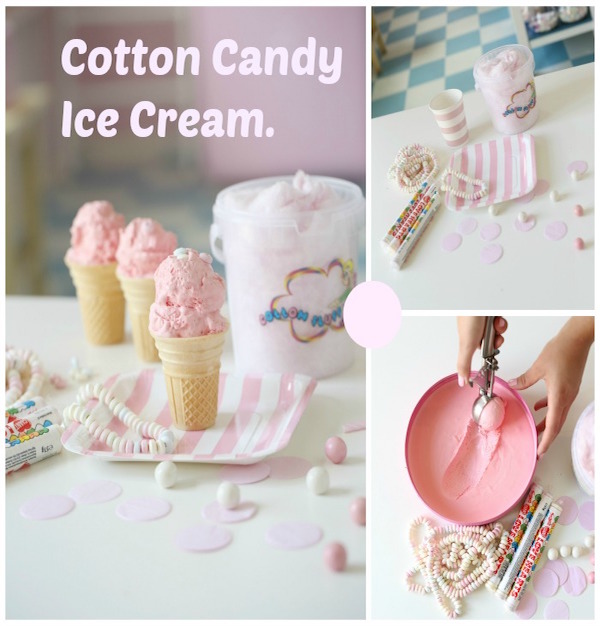 cotton candy ice cream