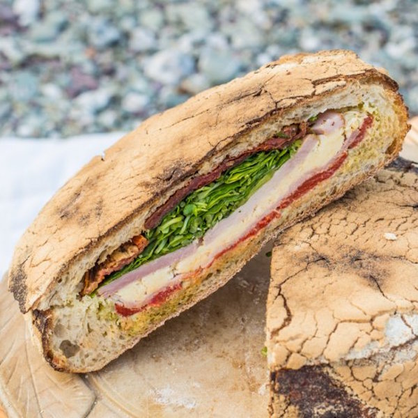 pressed picnic sandwich