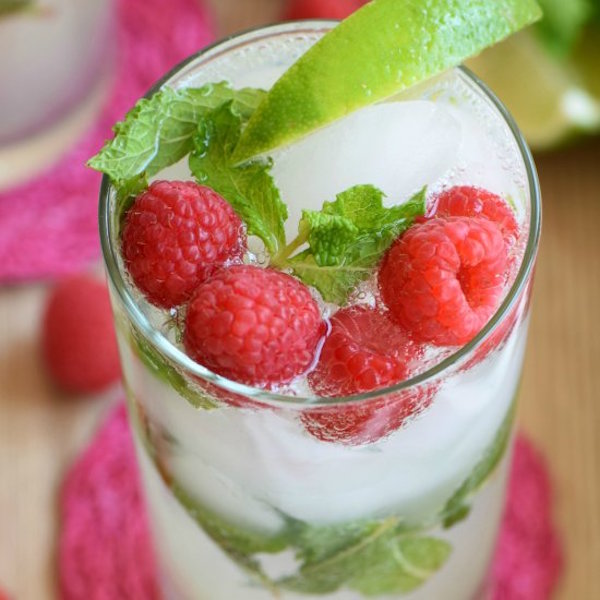 raspberry lemonade virgin mojito