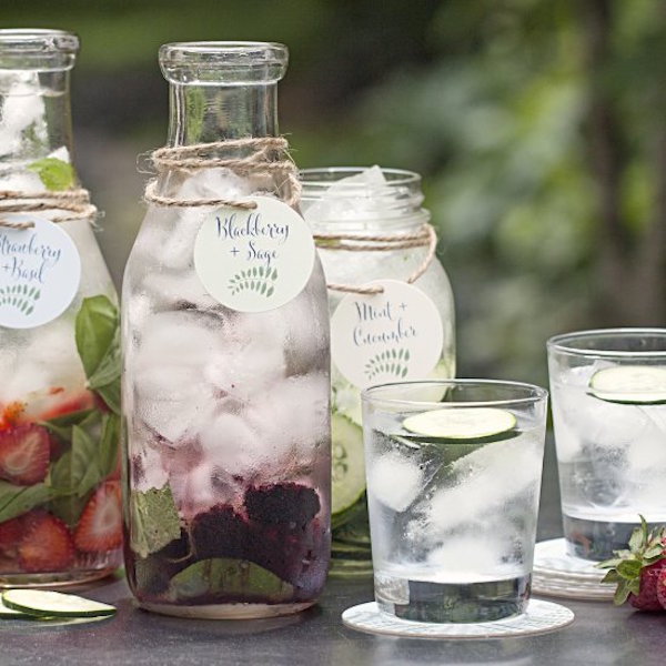 flavored water