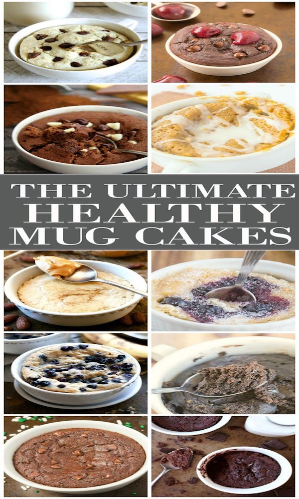 healthy and delicious mug cakes