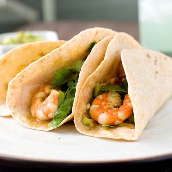 margarita shrimp tacos