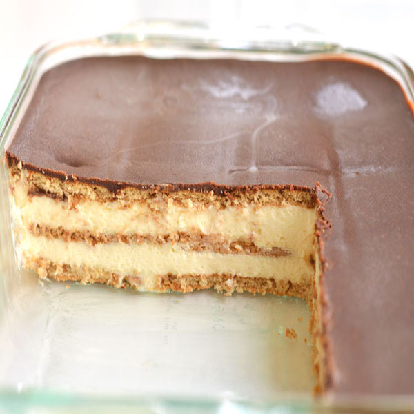 no bake chocolate eclair