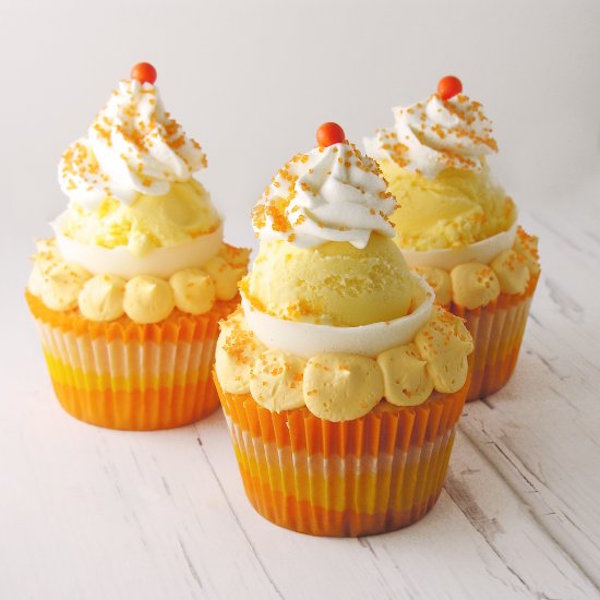 orange creamsicle cupcake