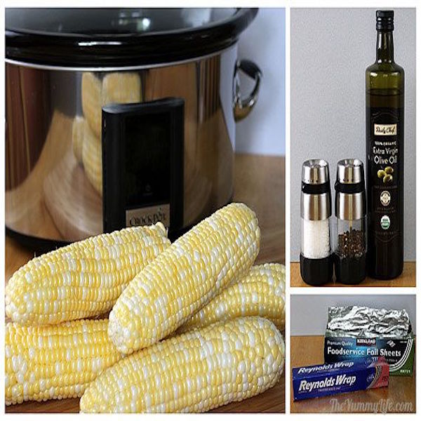 slow cooker corn on the cob