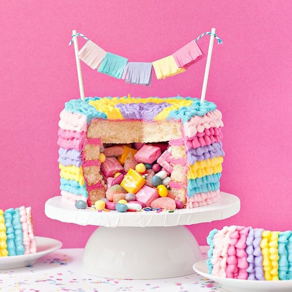 DIY Pinata Cake