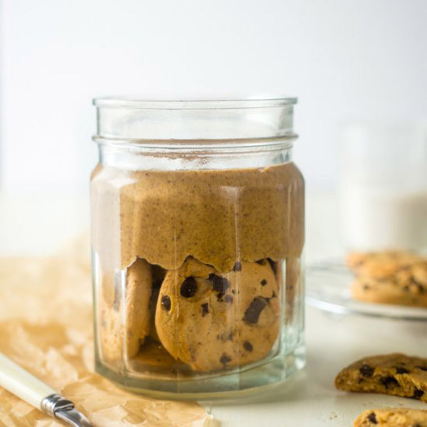 heathy cookie dough almond butter recipe