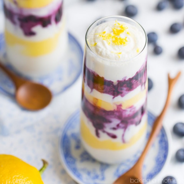 lemon blueberry parfaits