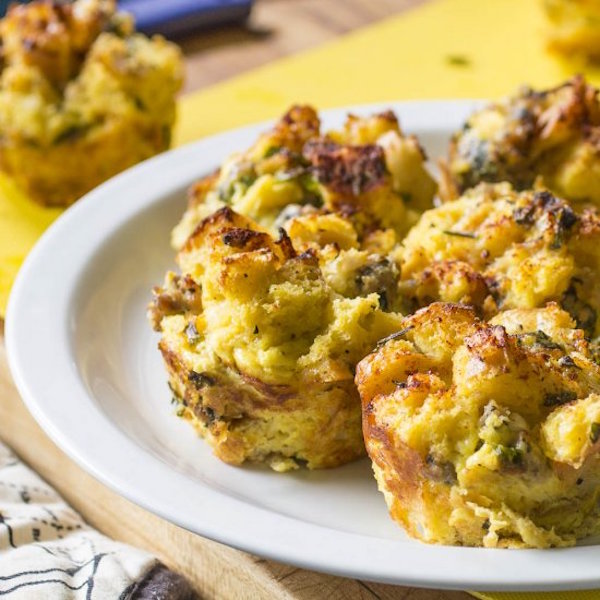 savory french toast muffins